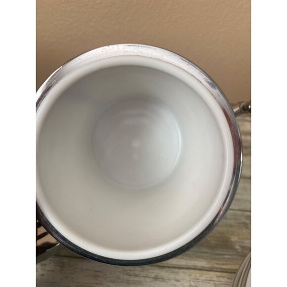 Mid Century M Taka Japan Ice Bucket Teak-Tone Woodgrain Chrome Lid Retro Barware - Picture 9 of 13